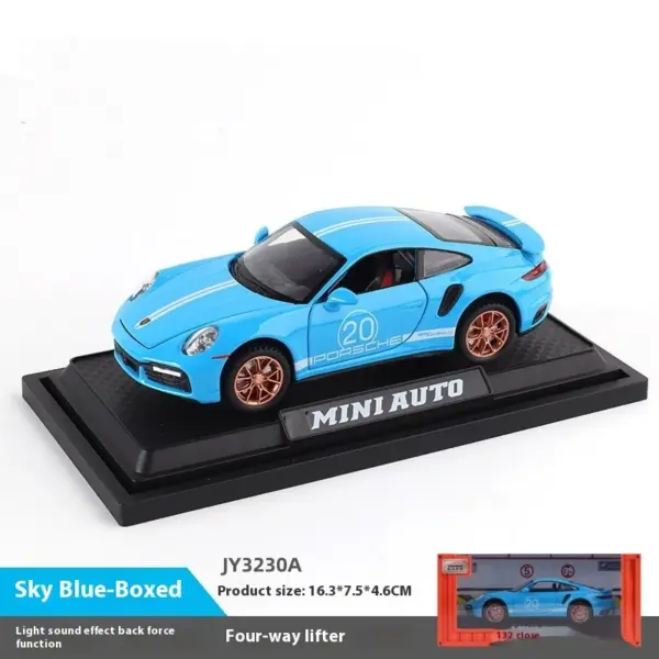 1:32 Scale Metal Porsche 911 Turbo S Model - Image 13