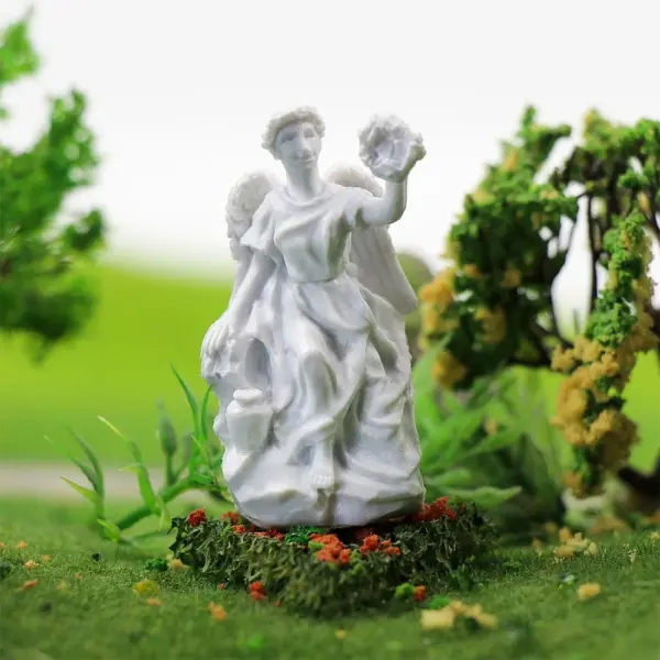 16pcs HO Scale Fountain Model Statues Set - Image 5
