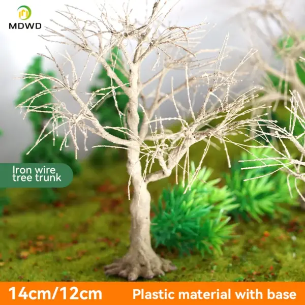 Iron Wire Tree Model for Sand Table 10cm - Image 4