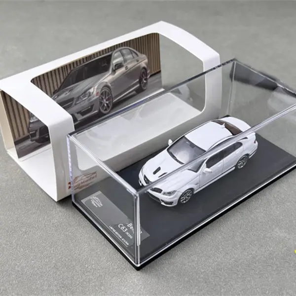 Diecast 1:64 Benz C63 W204 507 Model Car - Image 2
