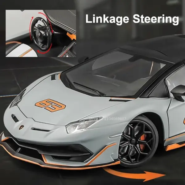 1:18 Scale Evantado SVJ63 Alloy Car Model - Image 4