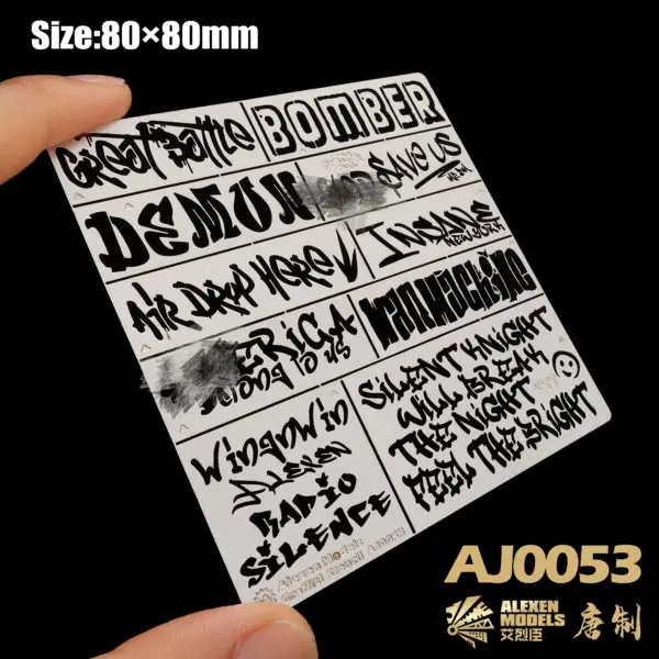 Military Model Stencil for 1/32 and 1/35 Scale - Image 9