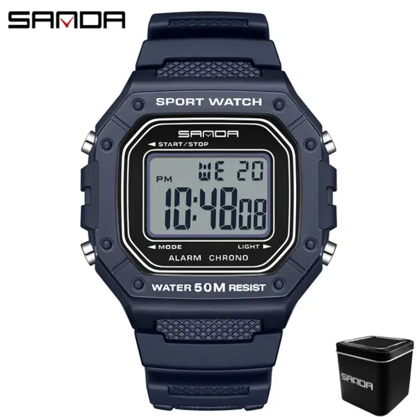 SANDA 2156 Digital Sports Watch for Men - Image 7