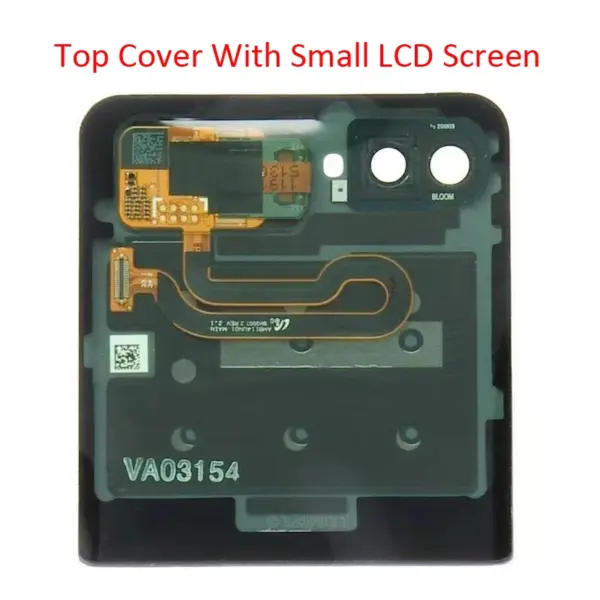 Samsung Galaxy Z Flip 4G F700 Rear Battery Cover with Camera Lens - Image 5