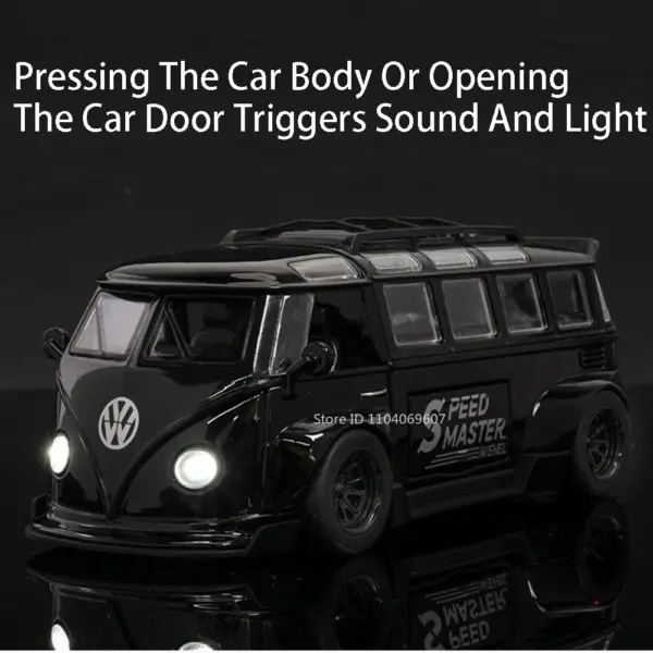 1:32 Scale T1 Bus Diecast Model Car - Image 4