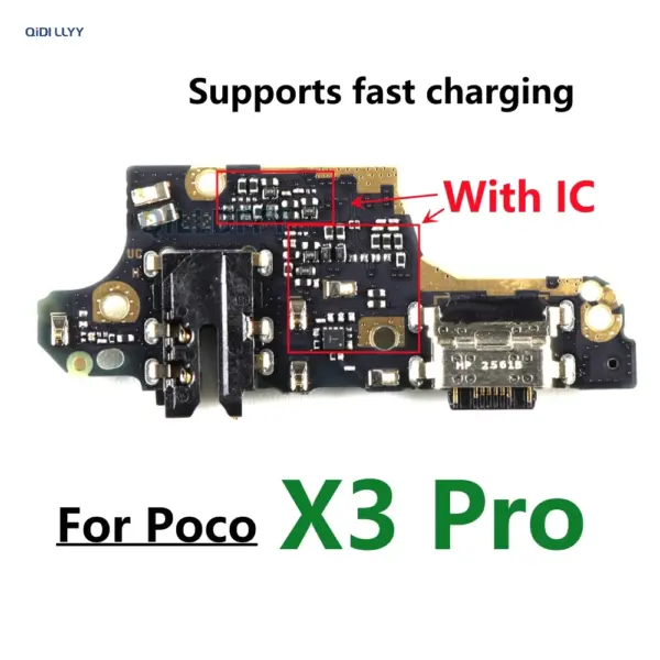 USB Charging Port Dock for Xiaomi Poco X3 Series - Image 7