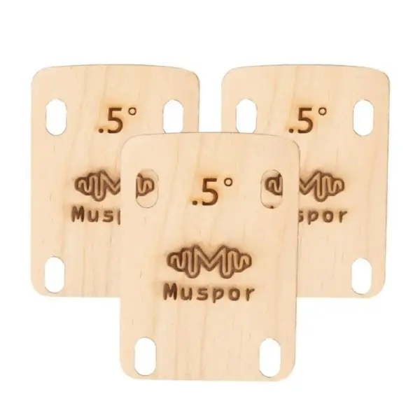 3 Pcs Maple Guitar Neck Shims Set - Image 7