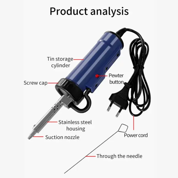 BBT-580 Automatic Vacuum Desoldering Pump 30W - Image 3