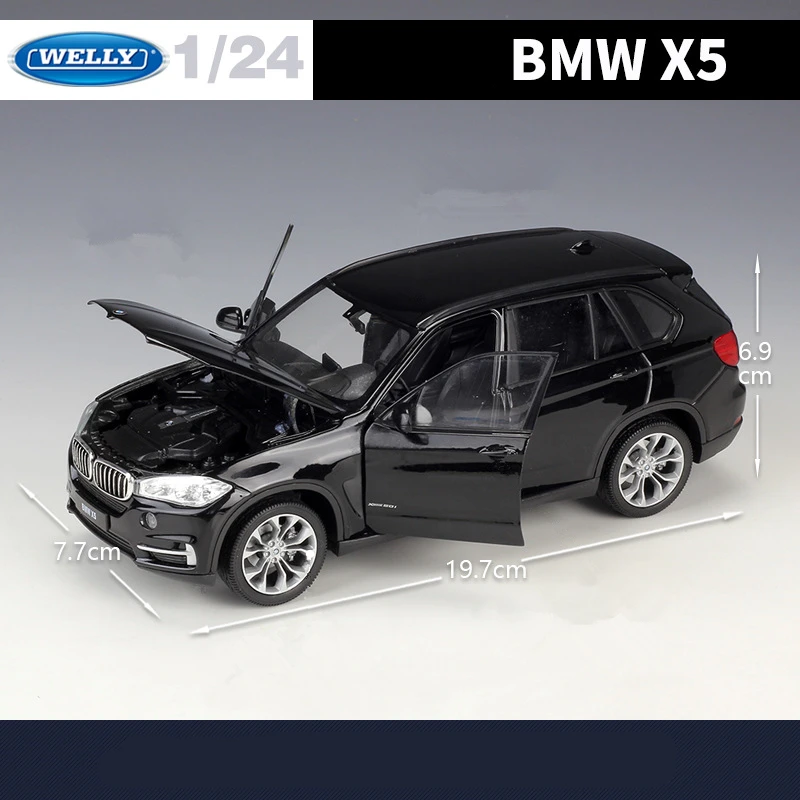WELLY 1:24 BMW X5 Diecast Alloy Car Model 4 WELLY 1:24 BMW X5 Diecast Alloy Car Model - Image 4