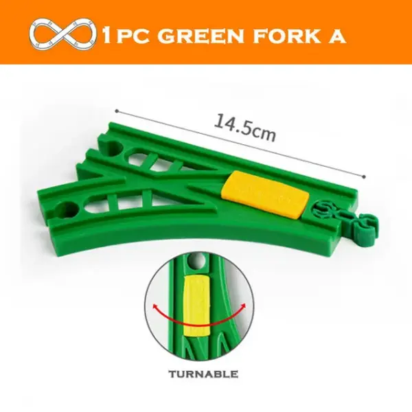 Wooden Train Track Accessories for Railway Fun - Image 11