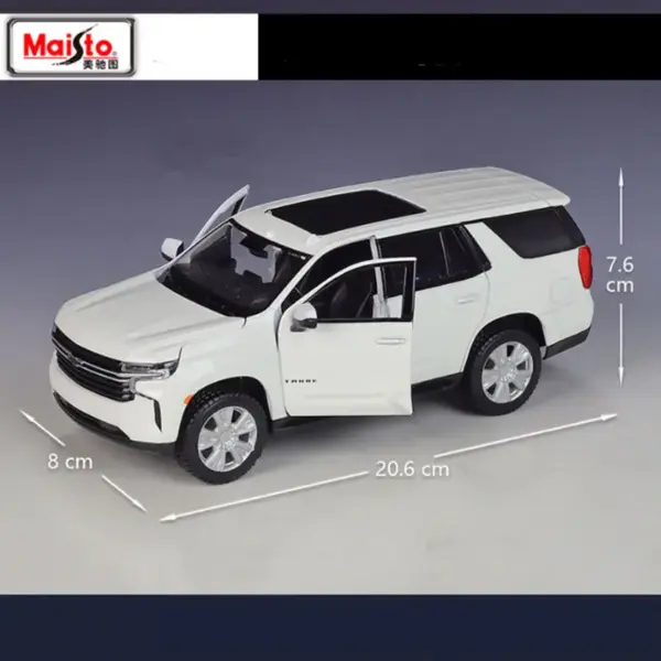 Maisto 1:24 Chevrolet Tahoe Diecast Model Car - Image 4