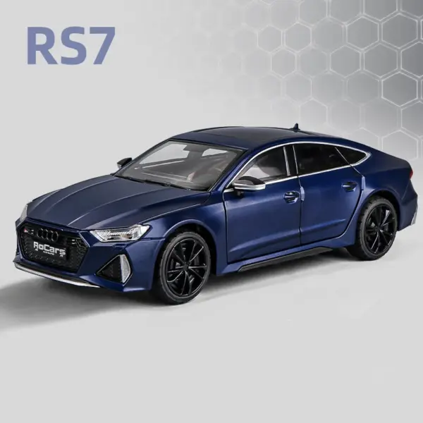1:24 Audi RS7 Coupe Metal Diecast Model - Image 9