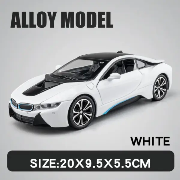 BMW I8 1:24 Alloy Diecast Model Car - Image 7