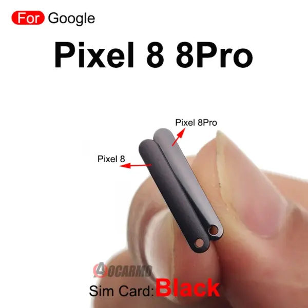 Black SIM Card Tray for Google Pixel 8 - Image 2