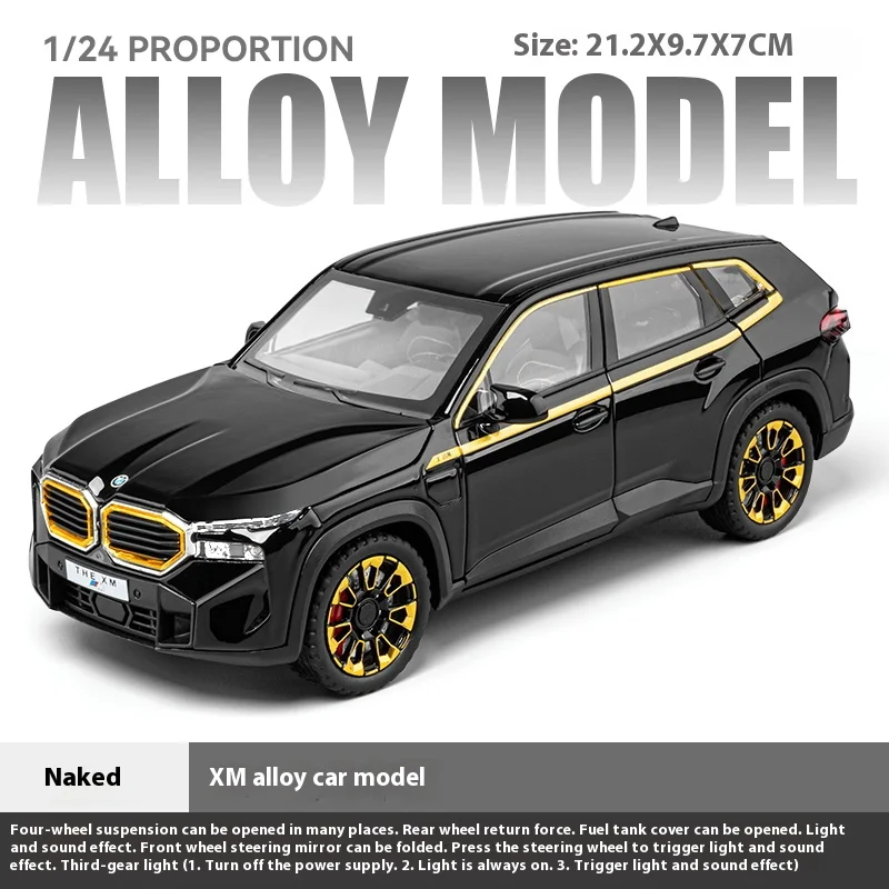 1:24 BMW XM Diecast Model Car with Sound 10 1:24 BMW XM Diecast Model Car with Sound - Image 10
