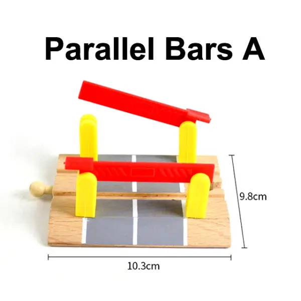 Wooden Train Track Accessories for Railway Fun - Image 39