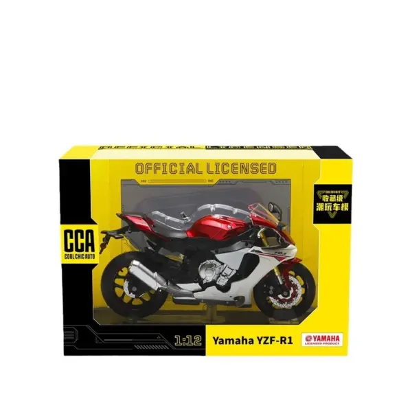 Yamaha YZF-R1 1:12 Scale Diecast Motorcycle Model - Image 6
