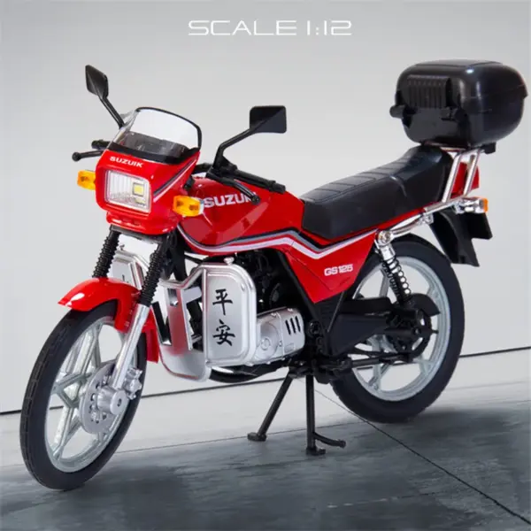 1:12 Suzuki GS125 Diecast Motorcycle Model - Image 8