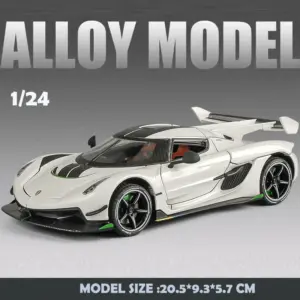 Diecast Jesko 1:24 Scale Metal Car Model 17 S76c607e40a7743518d29469bf169d699S