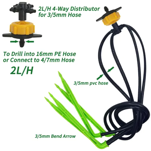 Green Drippers 1/8 inches for Micro Drip Systems - Image 5