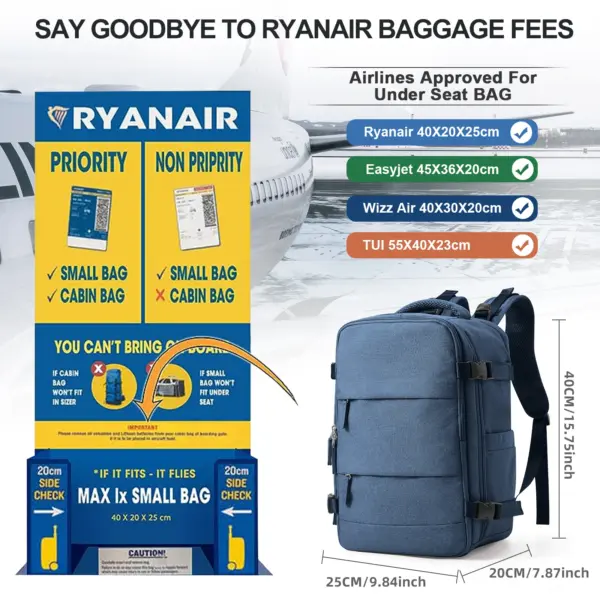 Travel Backpack for Laptops and Essentials - Image 2