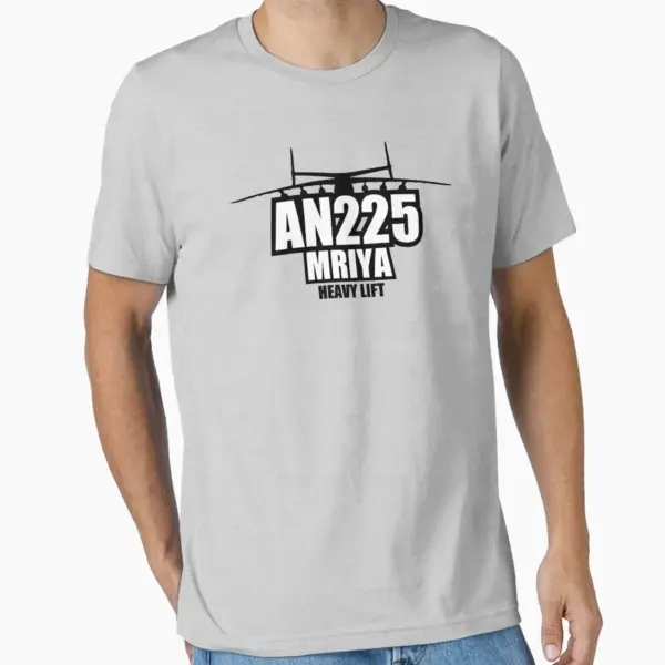 An-225 Mriya Cotton T-Shirt for Men Large - Image 11