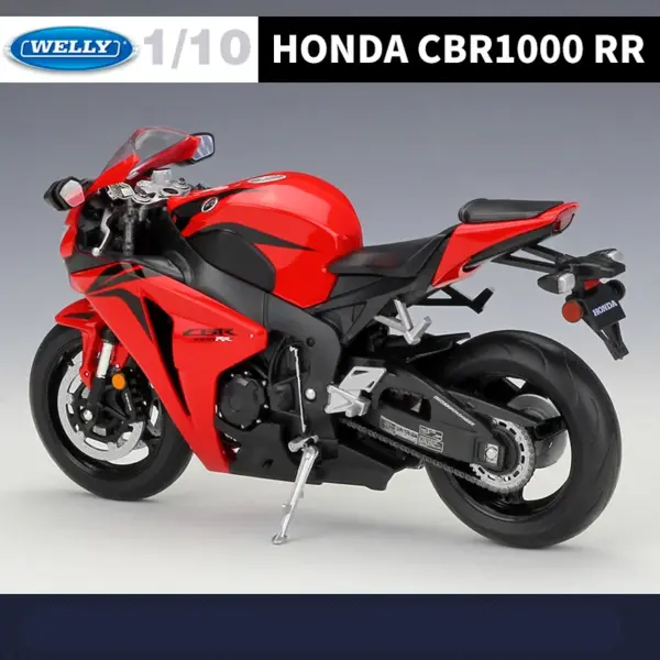 1:10 Honda CBR1000RR Alloy Motorcycle Model - Image 5