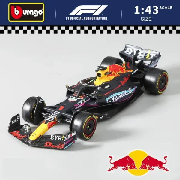 Bburago 1:43 F1 Racing Car Model Red Bull RB20 - Image 3