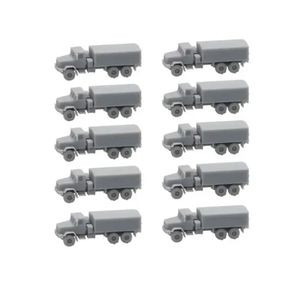 10PCS Resin KrAZ-6322 Military Vehicle Models - Image 9