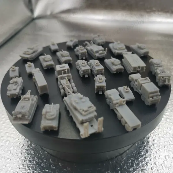 1Set 1/350 Scale Uncolored Military Vehicle Kit - Image 6