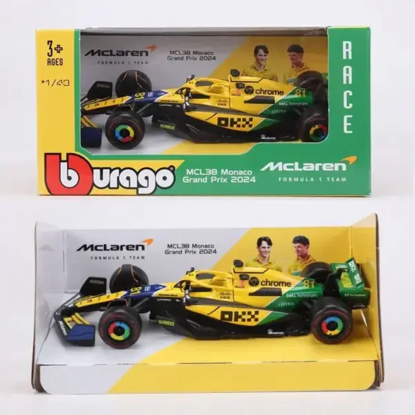 Bburago 1:43 McLaren MCL38 Diecast Model Car - Image 5