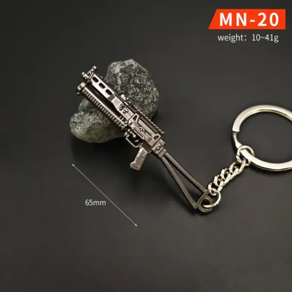 Chicken Dinner Game Keychain Set with P90 and AWM - Image 23