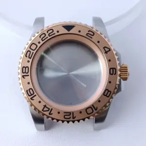 40.5mm Stainless Steel GMT Watch Case NH35/NH36 300 S780015d02cb14e2dac871bff0058b626J
