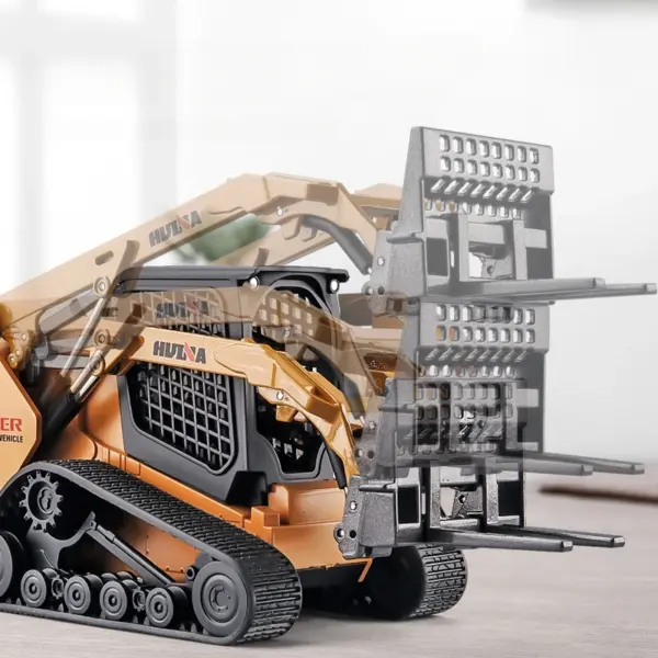 1:50 Scale Alloy Crawler Forklift Toy Vehicle - Image 3