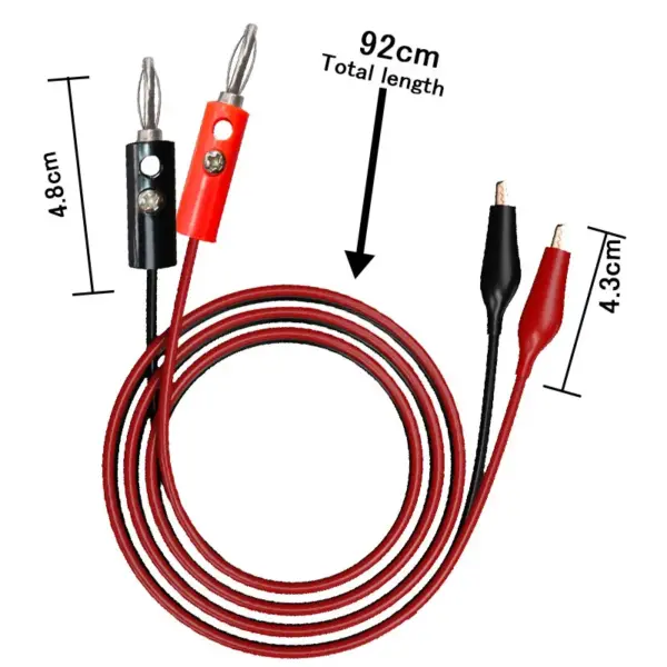 Red and Black Double Headed Crocodile Cable - Image 3