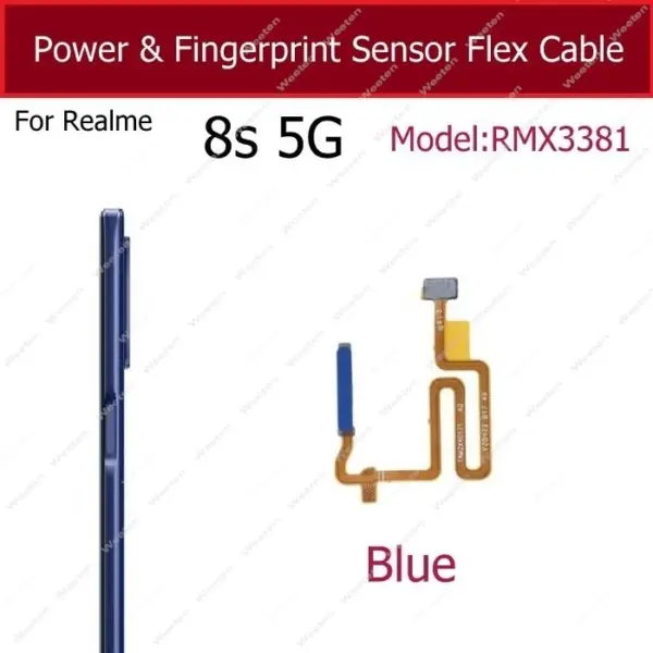 Realme Fingerprint Sensor Flex Cable for 7 8S 9Pro - Image 13