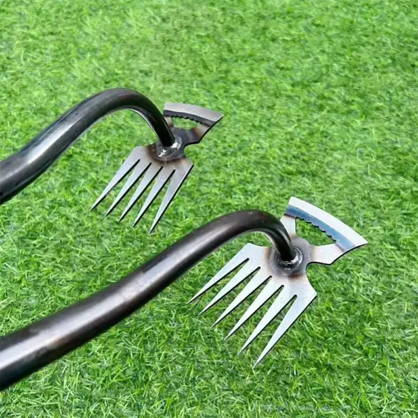 Manganese Steel Hand Weeder Tool - 5/6/11 Tines - Image 3