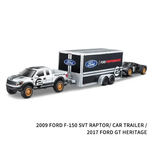 Maisto 1:64 Ford Dodge Chevrolet Trailer Model - Image 7