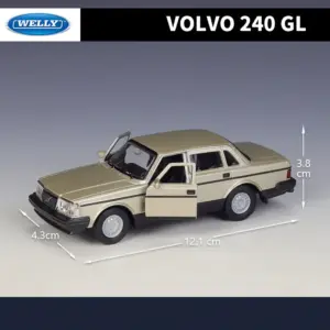 WELLY 1:36 Volvo 240 GL Diecast Model Car 10 S78996ad18ce14610947b33ab235c157cE