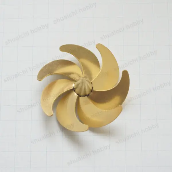 7-Blade Brass Propellers for RC Submarines - Image 3