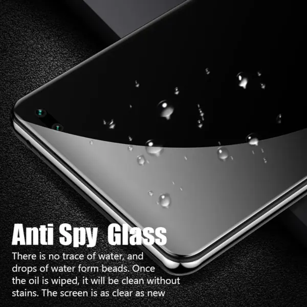 4PCS Privacy Glass for Xiaomi Redmi Devices - Image 4