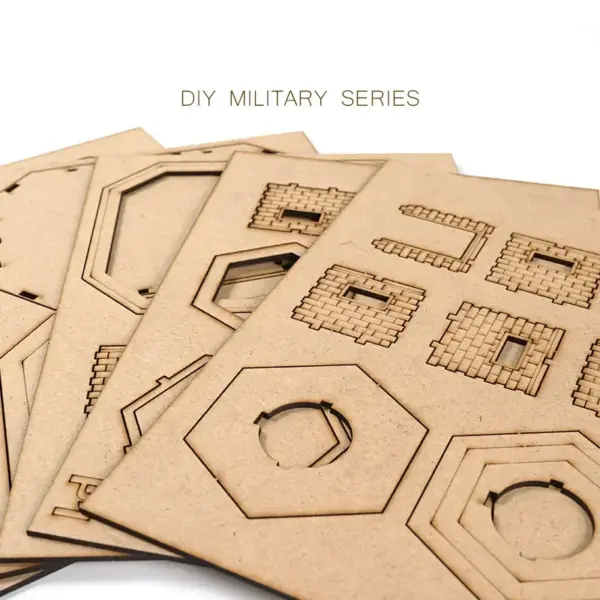 1/72 WWII Leopard Bunker Model Assembly Kit - Image 2