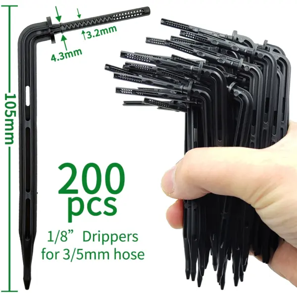 Green Drippers 1/8 inches for Micro Drip Systems - Image 14