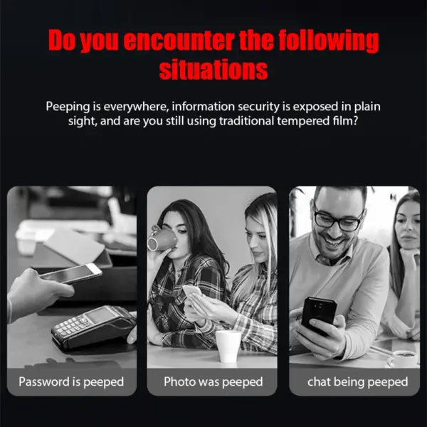 3PCS Privacy Anti-spy Glass for Xiaomi Poco - Image 3