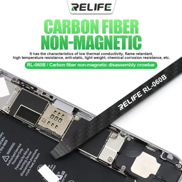 Carbon Fiber Non-Magnetic Disassembly Crowbar - Image 3