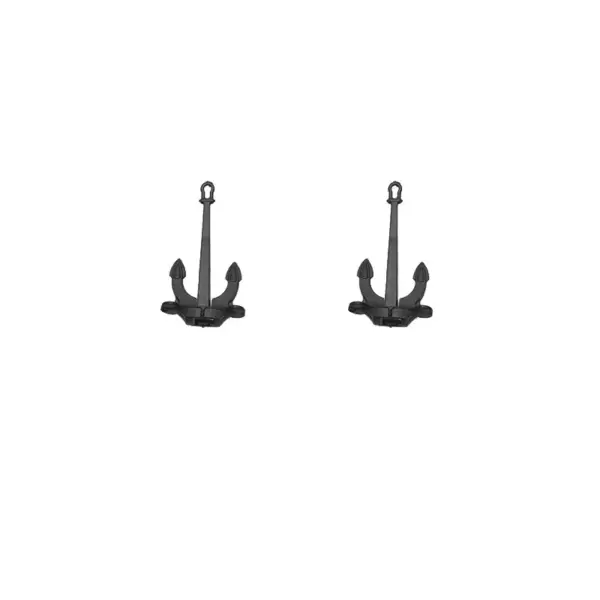 2PCS ABS Plastic Hall Anchors for RC Boats - Image 8