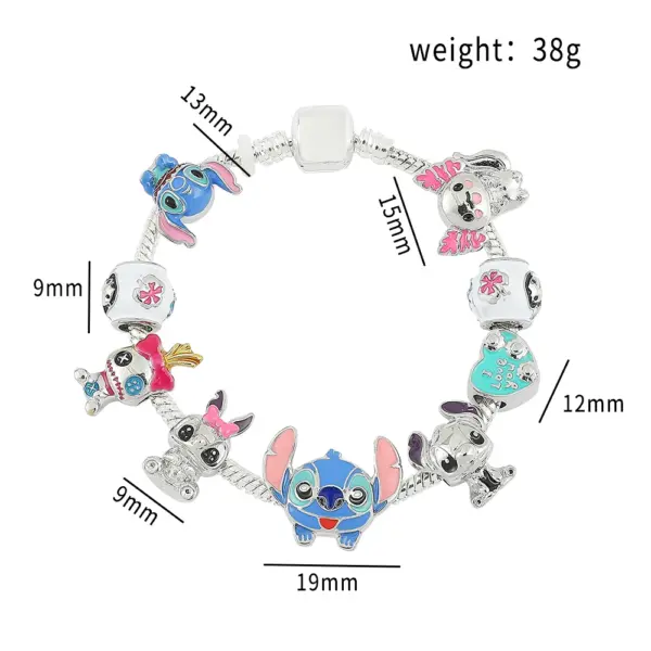 Lilo and Stitch Beaded Charm Bracelet - Image 2