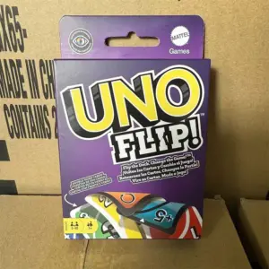 UNO Flip Card Game with Double-Sided Deck