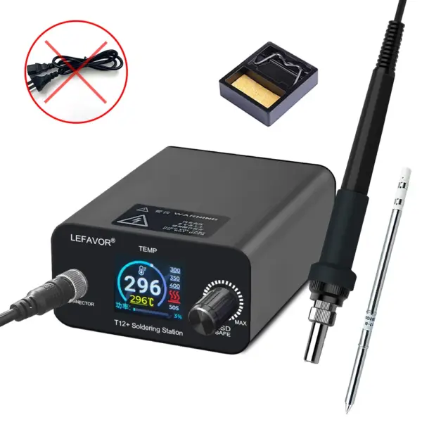 T12 75W Digital Soldering Iron Station - Image 10