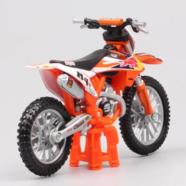 1:18 KTM 450 SX-F Factory Edition Motorcycle Model - Image 3
